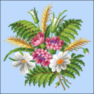 Heinrich Keuhn Ferns and flowers