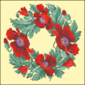 Heinrich Keuhn Poppy Wreath Alternate