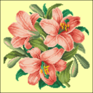 Hertz & Wegener Lilies Peach