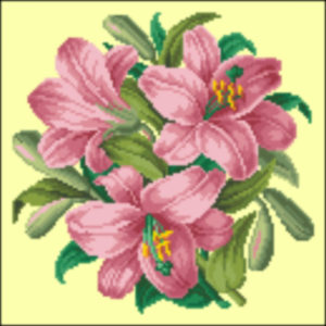 Hertz & Wegener Lilies Pink