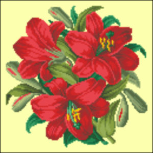 Hertz & Wegener Lilies Red