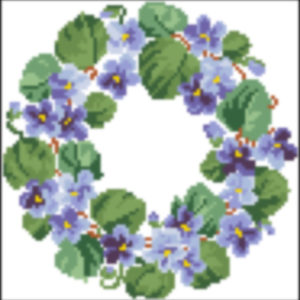 Medium Violet Wreath