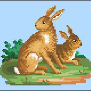 Pair of Rabbits – HW 8781