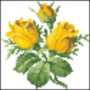 Rosebud Sprig yellow