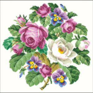 Roses and Pansies Bouquet