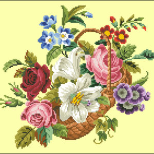 Unmarked Flower Basket