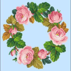 Wreath of Roses pink