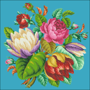 exotic floral banner